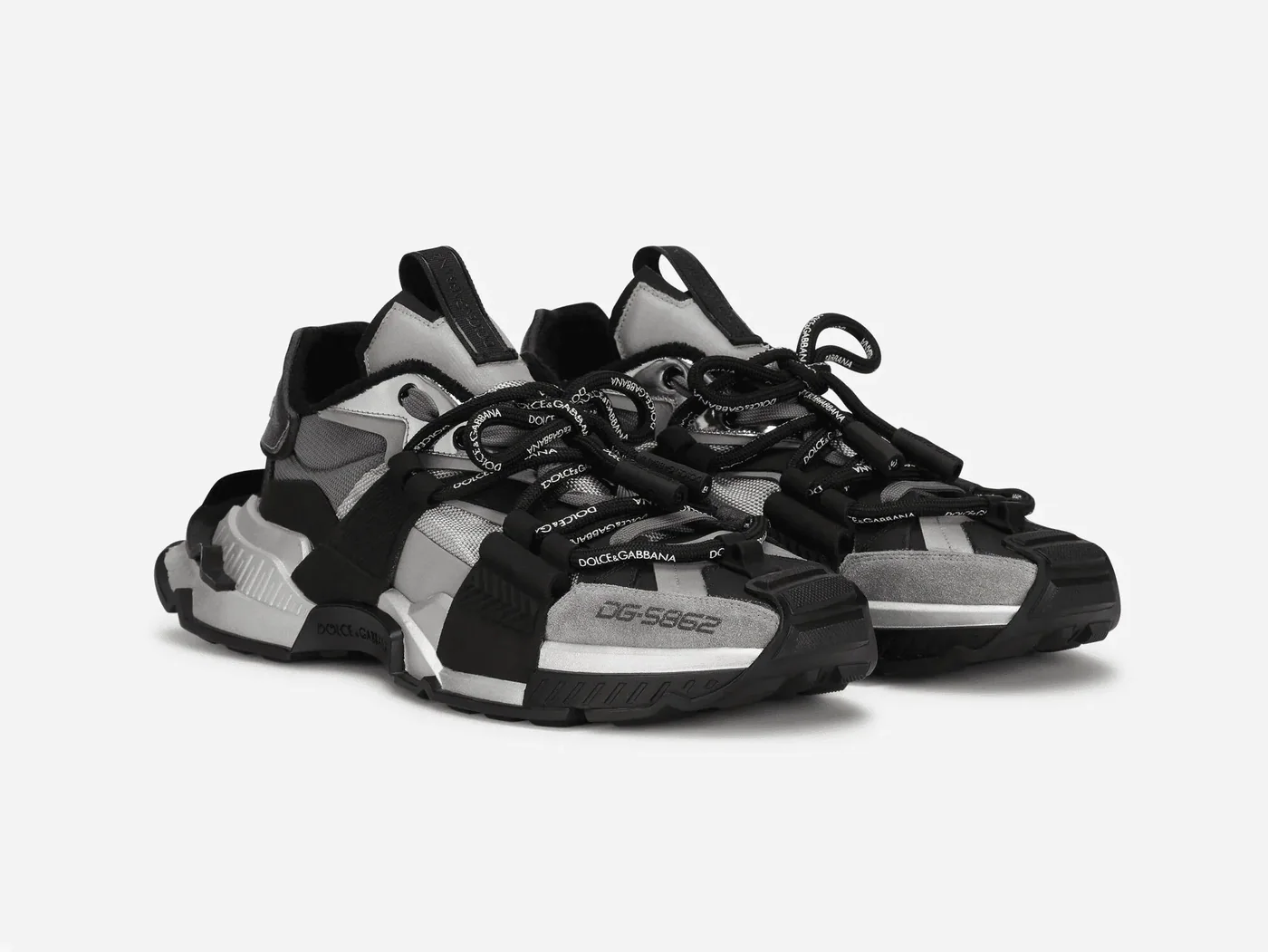 Mixed in materials Space Sneakers