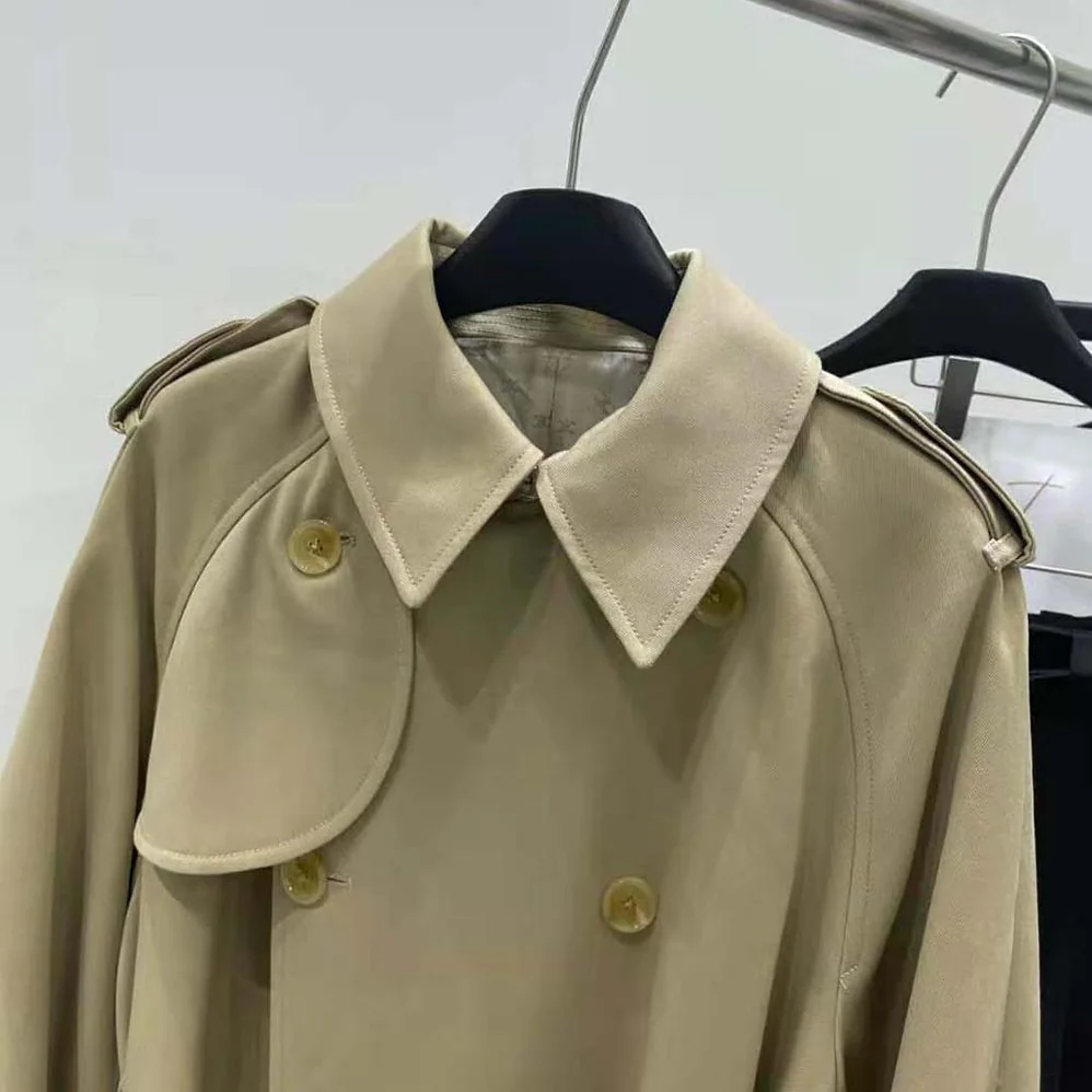 Celine Wiltern Trench Coat in Cotton Gabardine for Men