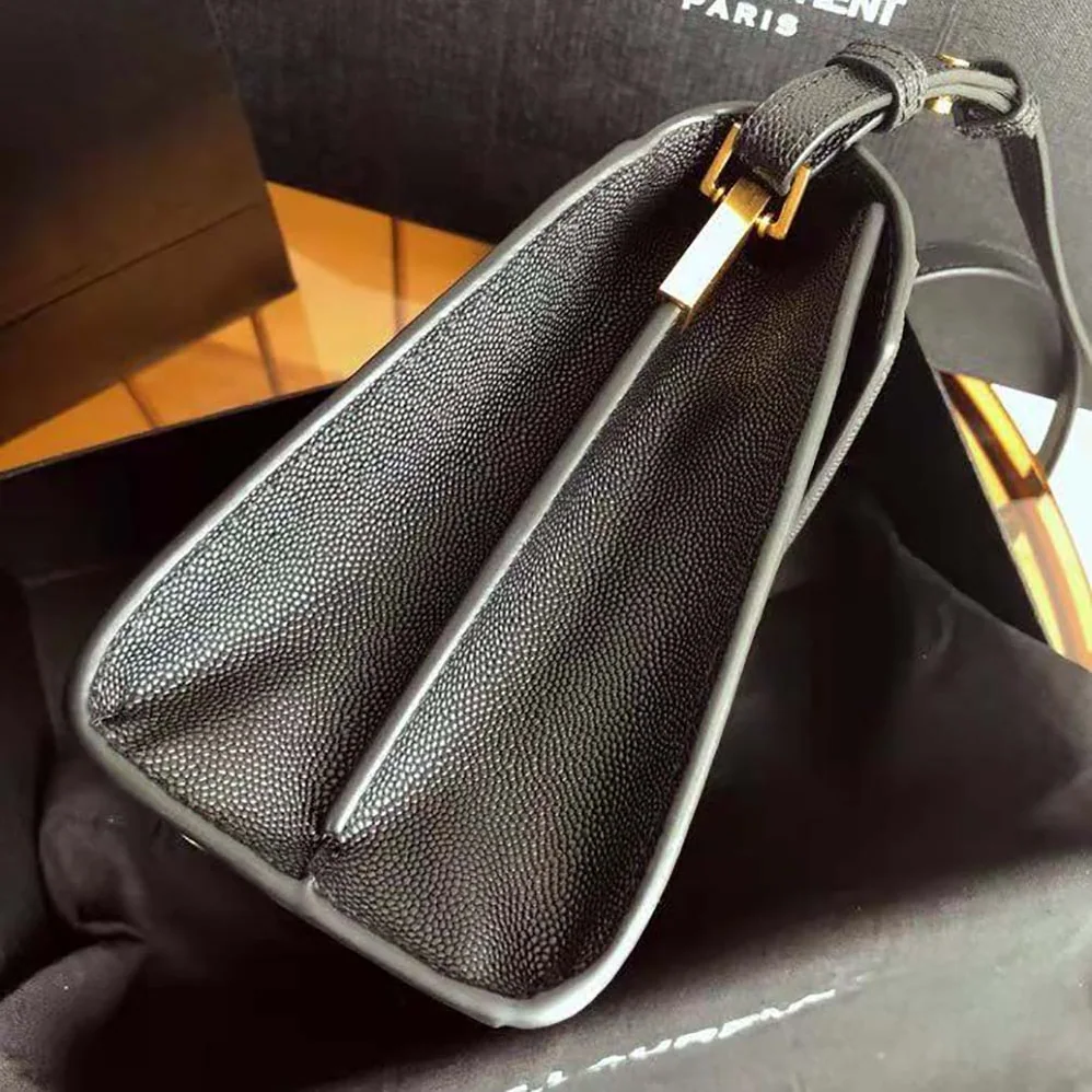 Saint Laurent YSL Cassandra Mini Top Handle Bag in Grain DE Poudre Embossed Leather for Women Saint Laurent YSL Cassandra Mini Top Handle Bag in Grain DE Poudre Embossed Leather for Women