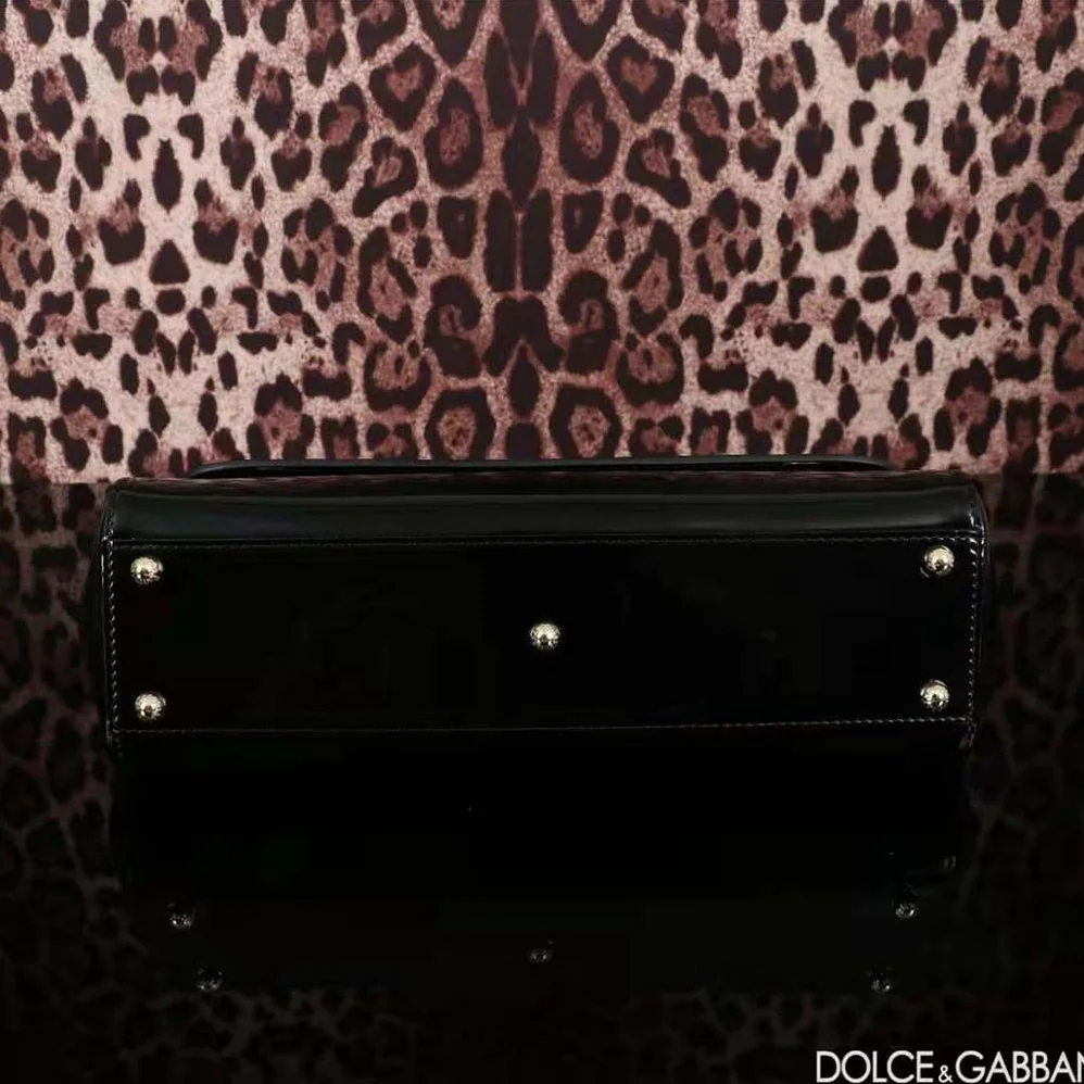 Dolce Gabbana D&G Elongated Sicily Handbag for Women in Black