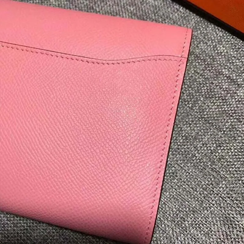 Hermes Constance Long Wallet in Calfskin Leather for Women in Pink Hermes Constance Long Wallet in Calfskin Leather for Women in Pink