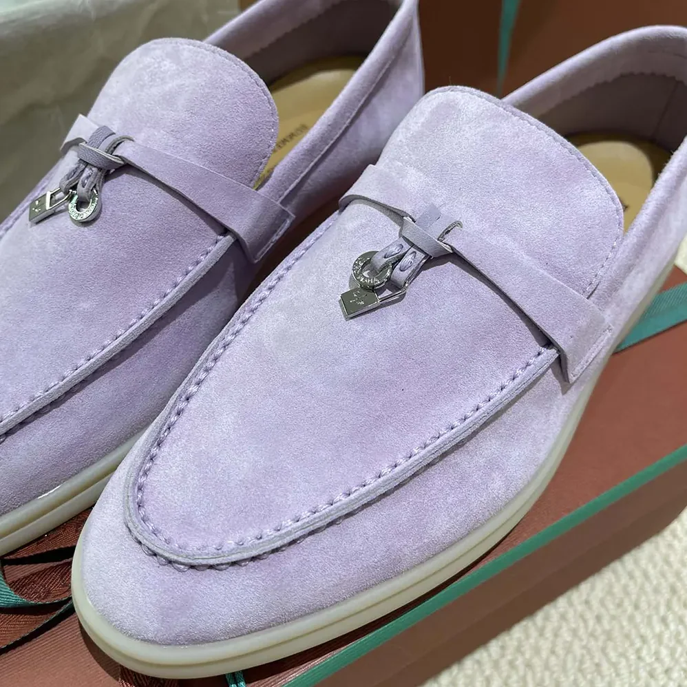 Loro Piana Summer Charms Walk Loafers for Unisex in Purple Loro Piana Summer Charms Walk Loafers for Unisex in Purple