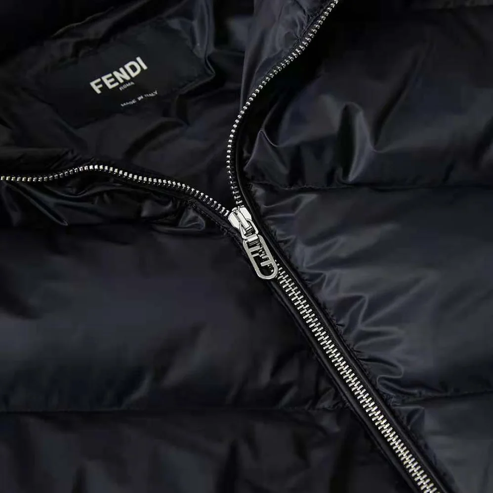 Fendi Down Jacket Black Nylon Down-FY0178AQJ9F0QA1 for Men Fendi Down Jacket Black Nylon Down-FY0178AQJ9F0QA1 for Men