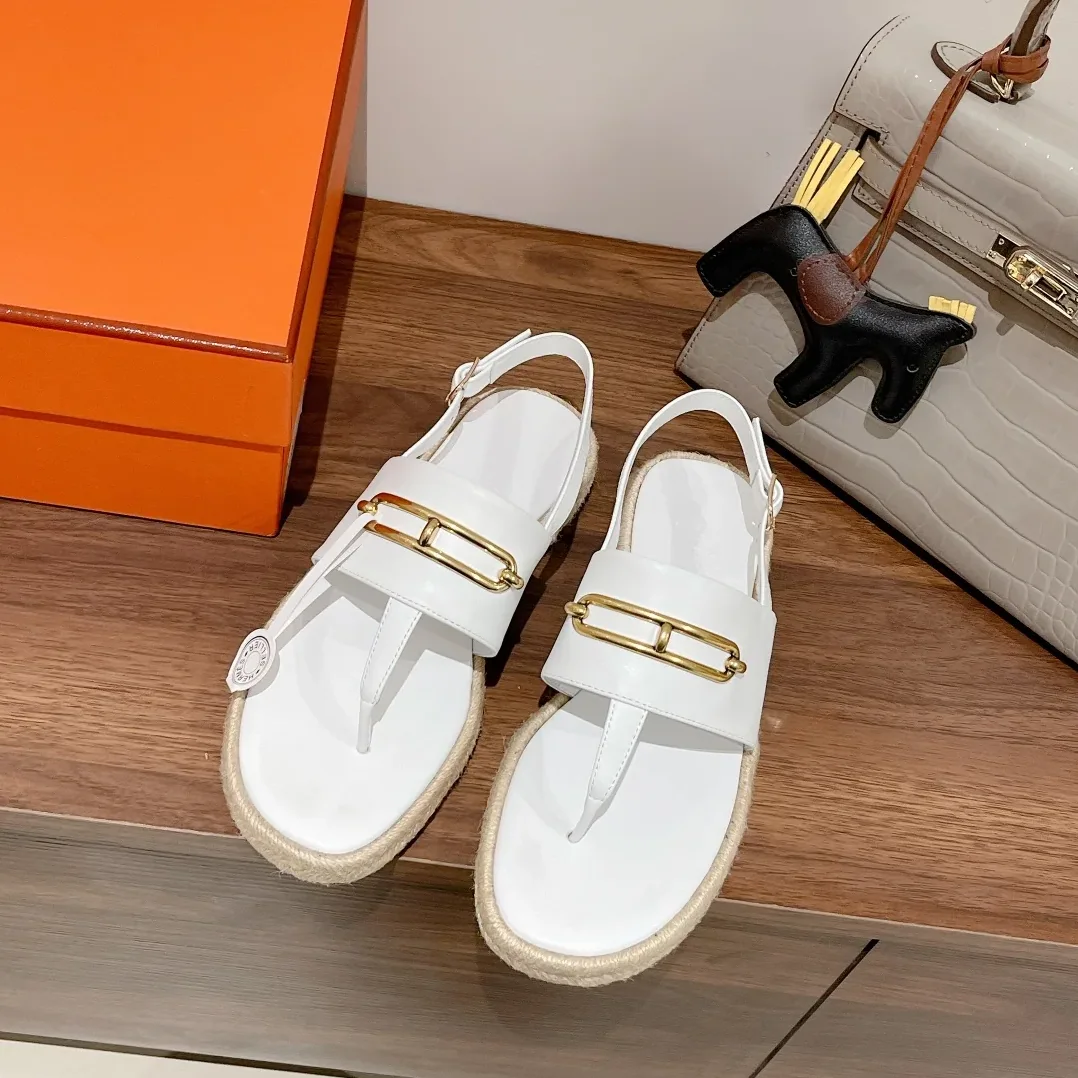 Hermes Eloise Espadrille White