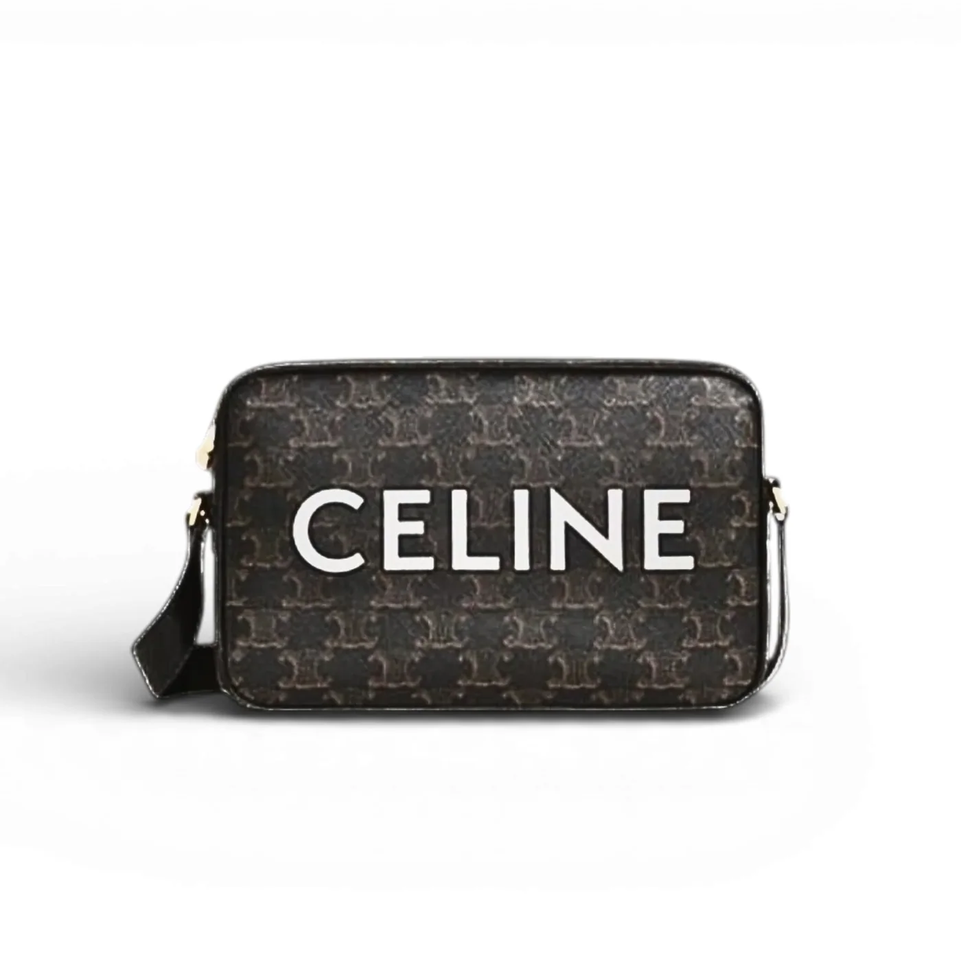 Celine Medium Messenger Bag Black / .38OG