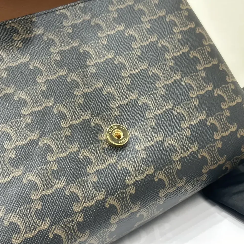 Celine Medium Celine Victoire Bag in Triomphe Canvas 115852FRH.04LU for Women