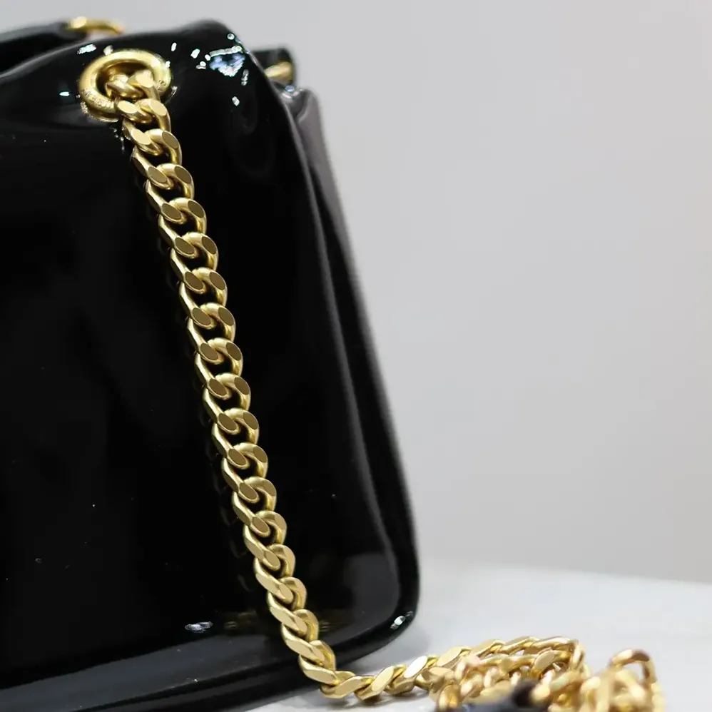 Saint Laurent YSL Calypso Small in Patent Leather for Women Saint Laurent YSL Calypso Small in Patent Leather for Women