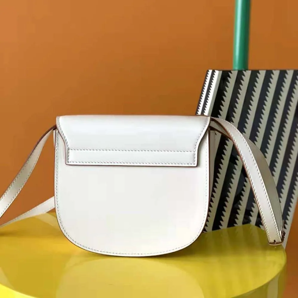 Saint Laurent YSL Kaia Small Satchel in Smooth Leather for Women in White