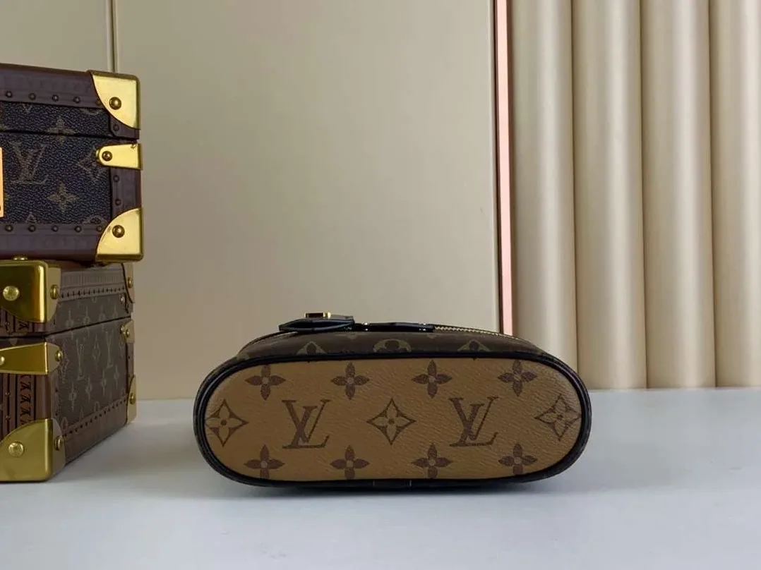 Louis Vuitton Vanity Chain Pouch Brown / Louis Vuitton Vanity Chain Pouch Brown /