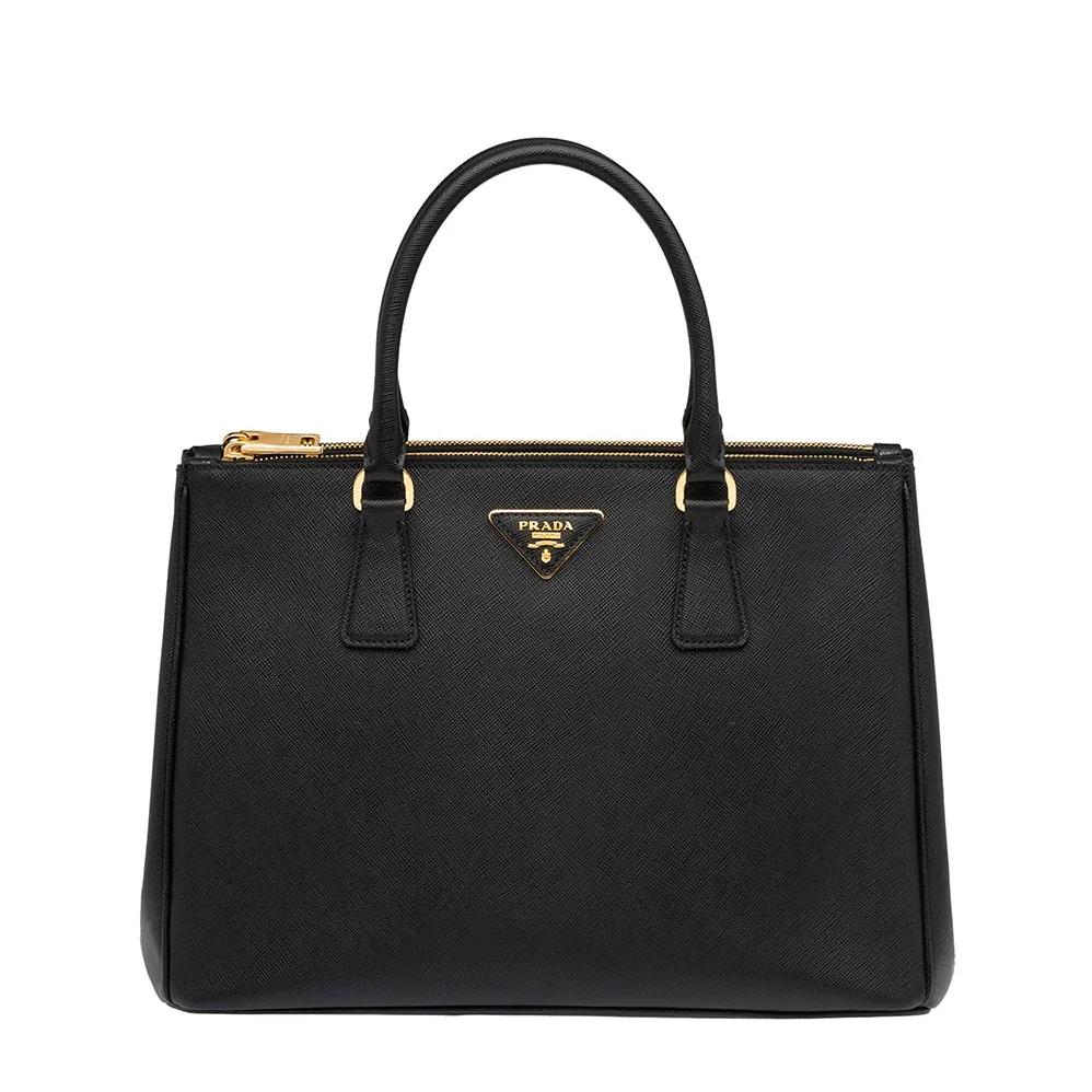 Prada Prada Galleria Bag in Saffiano Leather for Women in Black