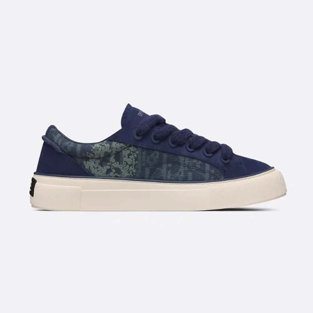 Dior Tears B33 Sneaker Blue Dior Oblique Denim and Peace Sign Dior Tears and Navy Blue Suede for Men Dior Tears B33 Sneaker Blue Dior Oblique Denim and Peace Sign Dior Tears and Navy Blue Suede for Men