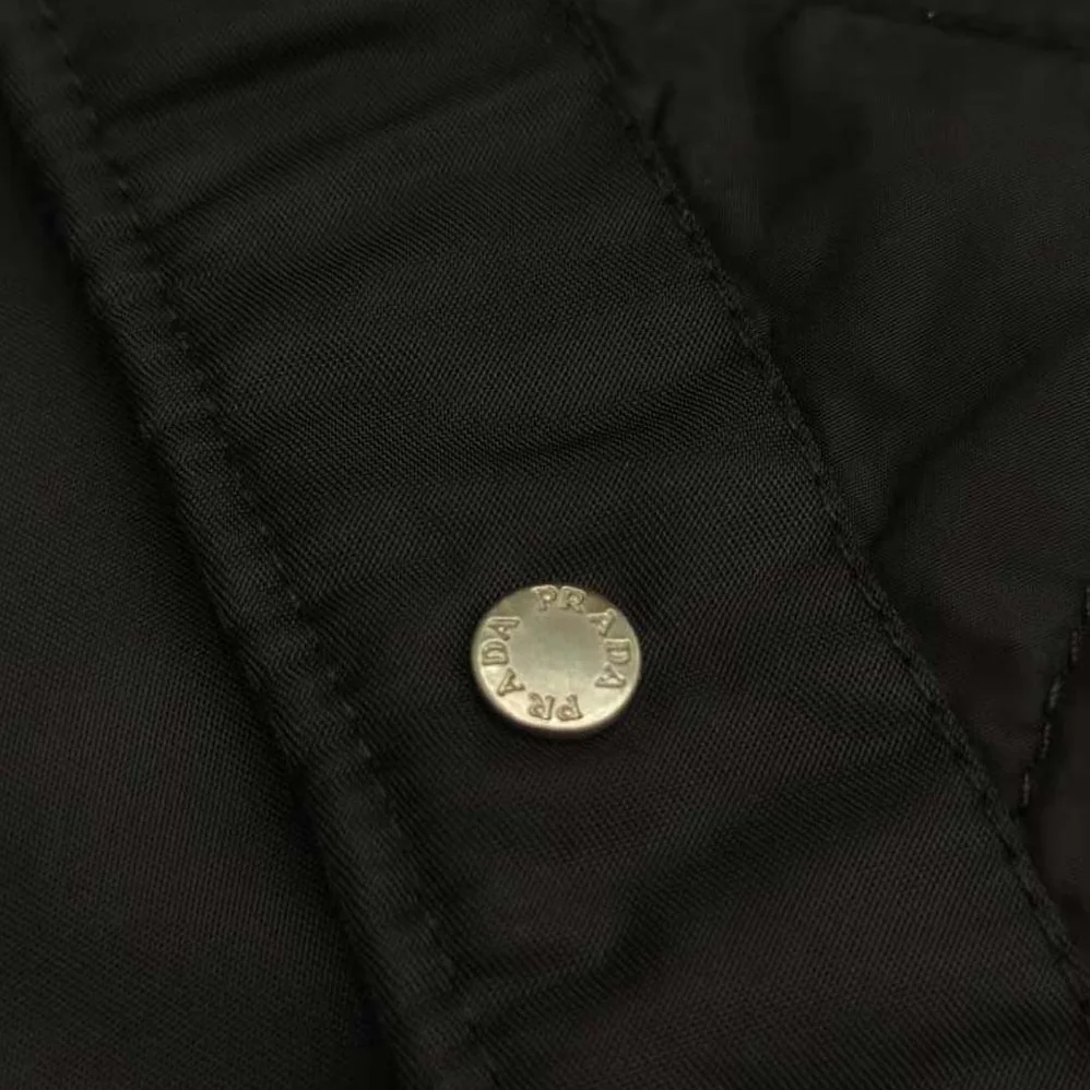 Prada Re-Nylon Shirt with the Iconic Triangle Logo for Men