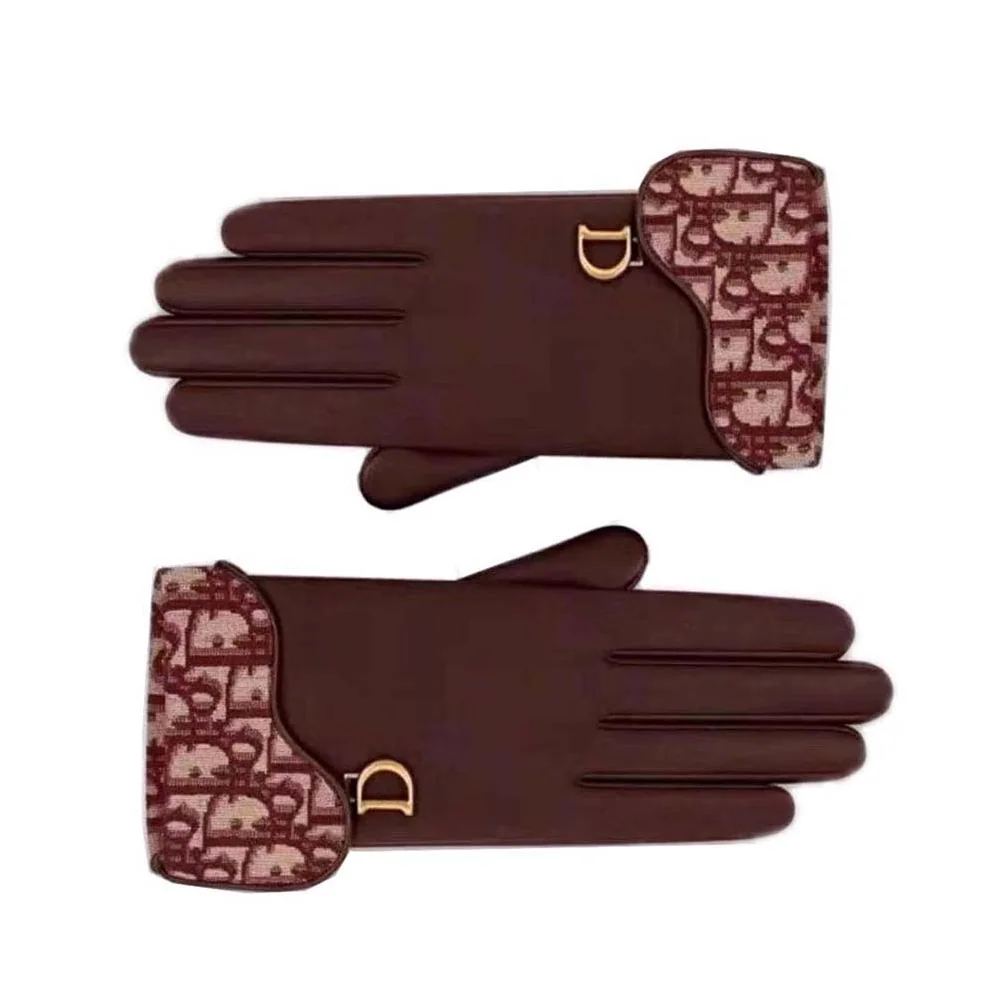 Dior Saddle Gloves Navy Blue Smooth Lambskin for Women Dior Saddle Gloves Navy Blue Smooth Lambskin for Women