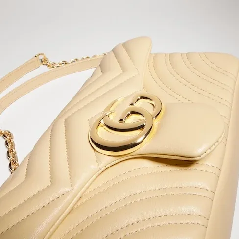 Gucci Marmont Medium Shoulder Bag in Light Yellow Gold Hardware Gucci Marmont Medium Shoulder Bag in Light Yellow Gold Hardware