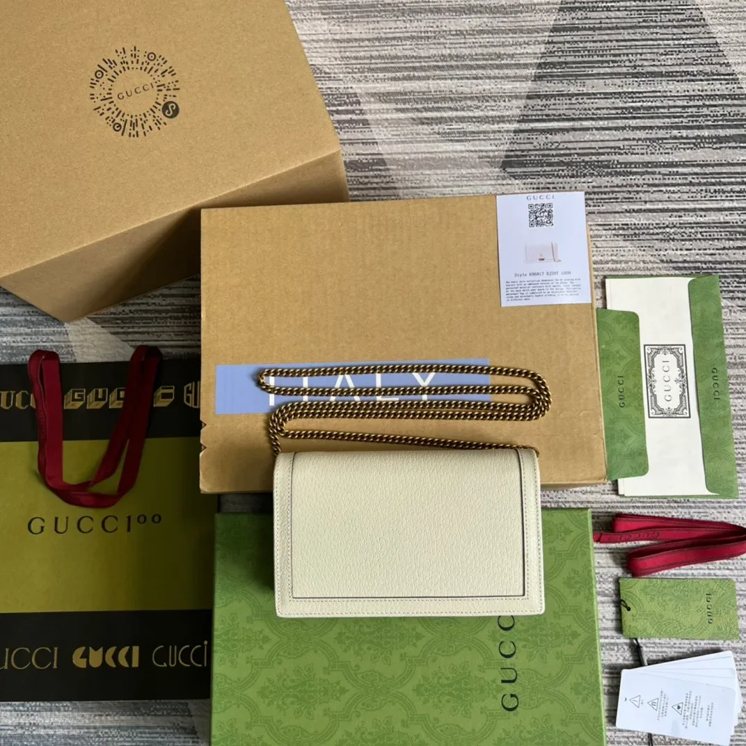 Gucci Diana Mini Bag With Bamboo White , /