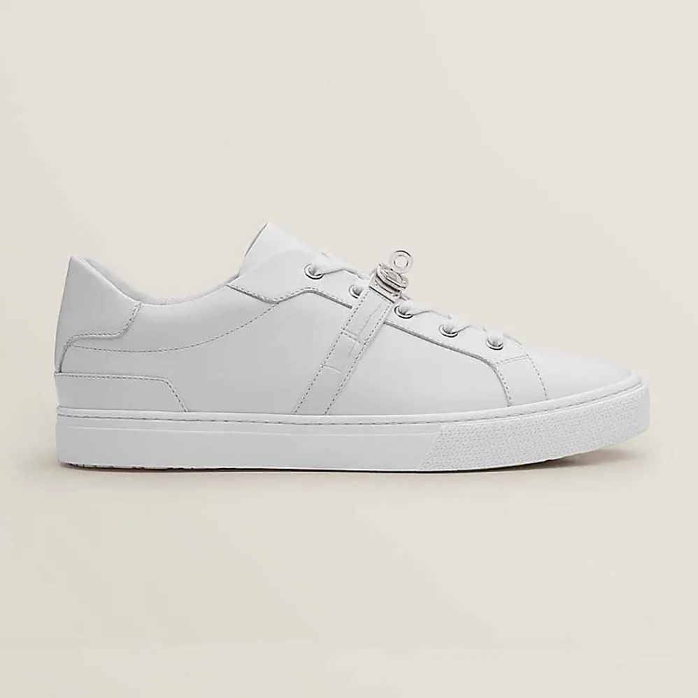 Hermes Day Sneaker in Calfskin and Matte Mississippiensis Alligator Leather for Women Hermes Day Sneaker in Calfskin and Matte Mississippiensis Alligator Leather for Women