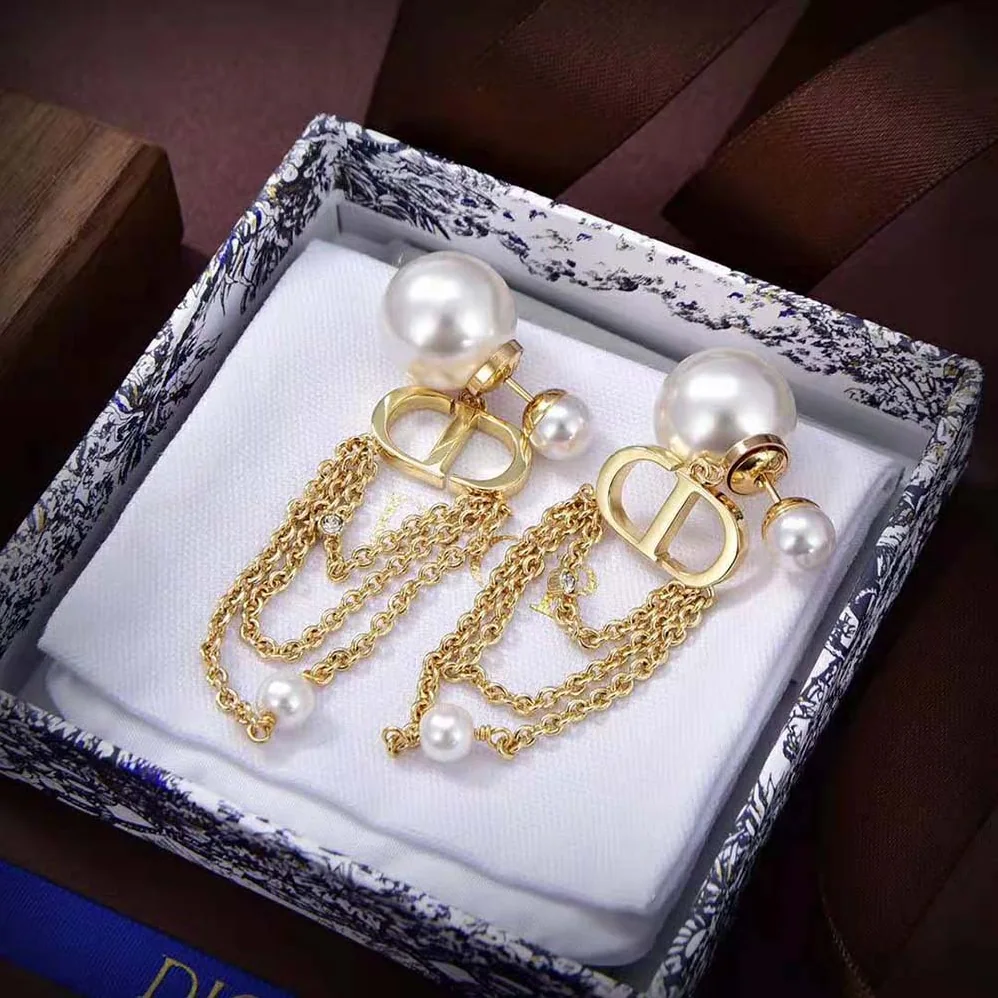 Dior Tribales Earrings Gold for Women in Finish Metal