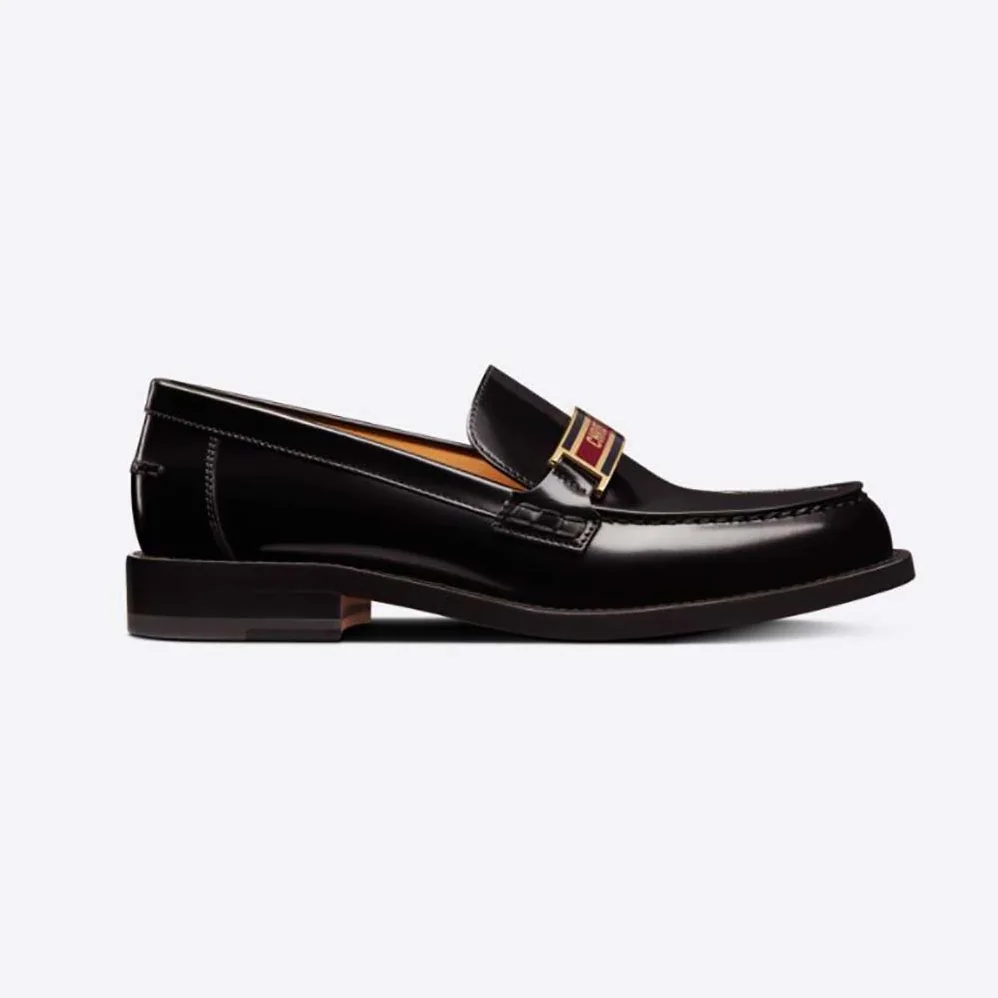 Dior Code Loafer Black Brushed Calfskin for Women