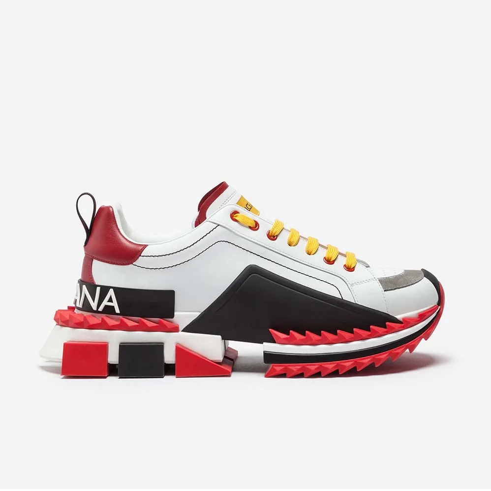 Dolce Gabbana D&G Shoes Multicolor Super King Sneakers for Women Dolce Gabbana D&G Shoes Multicolor Super King Sneakers for Women