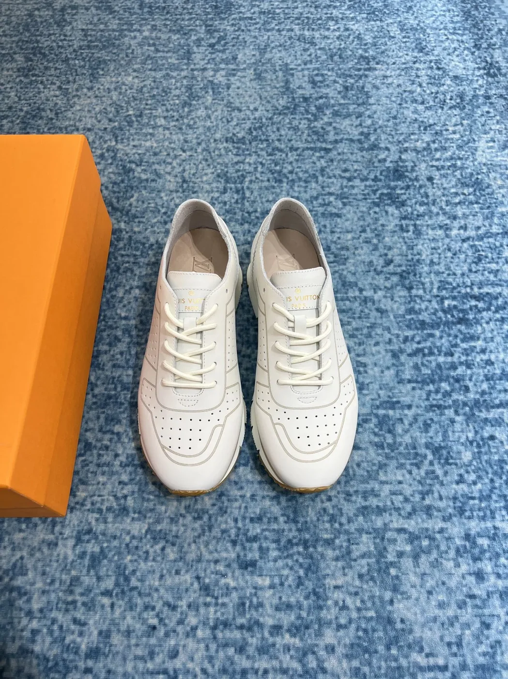 Louis Vuitton Formal Dimension High Derby Rubber White