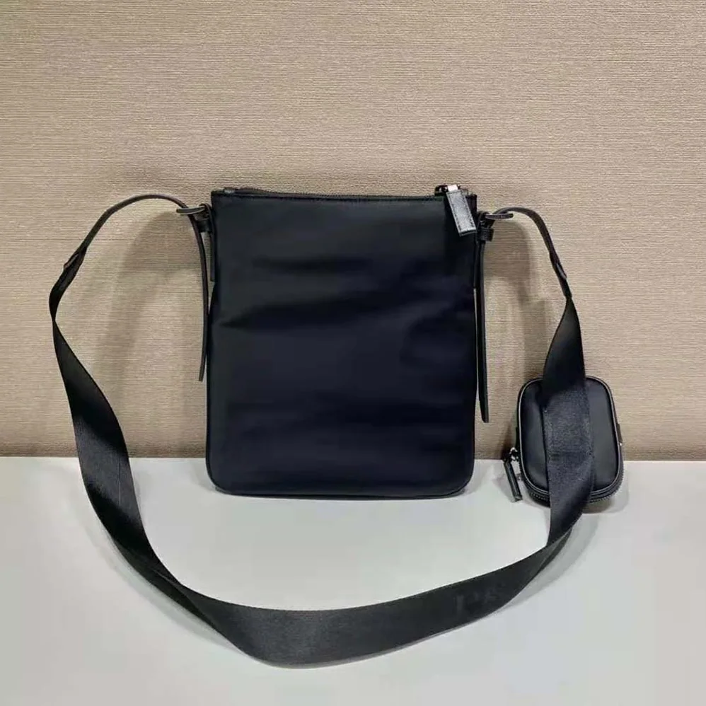 Prada Re-Nylon and Saffiano Leather Shoulder Bag for Men