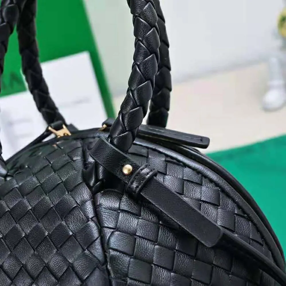 Bottega Veneta Mava Top Handle Bag for Women in Black Bottega Veneta Mava Top Handle Bag for Women in Black