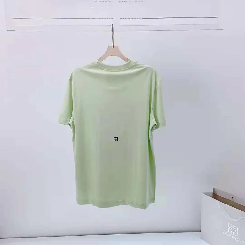 Givenchy Slim Fit T-shirt in Jersey with Reaper Patch for Men in Lime Givenchy Slim Fit T-shirt in Jersey with Reaper Patch for Men in Lime
