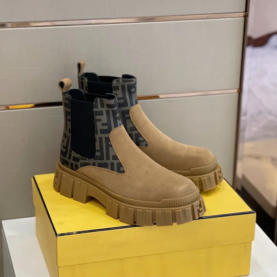 Fendi Chelsea Boots Brown Fendi Chelsea Boots Brown