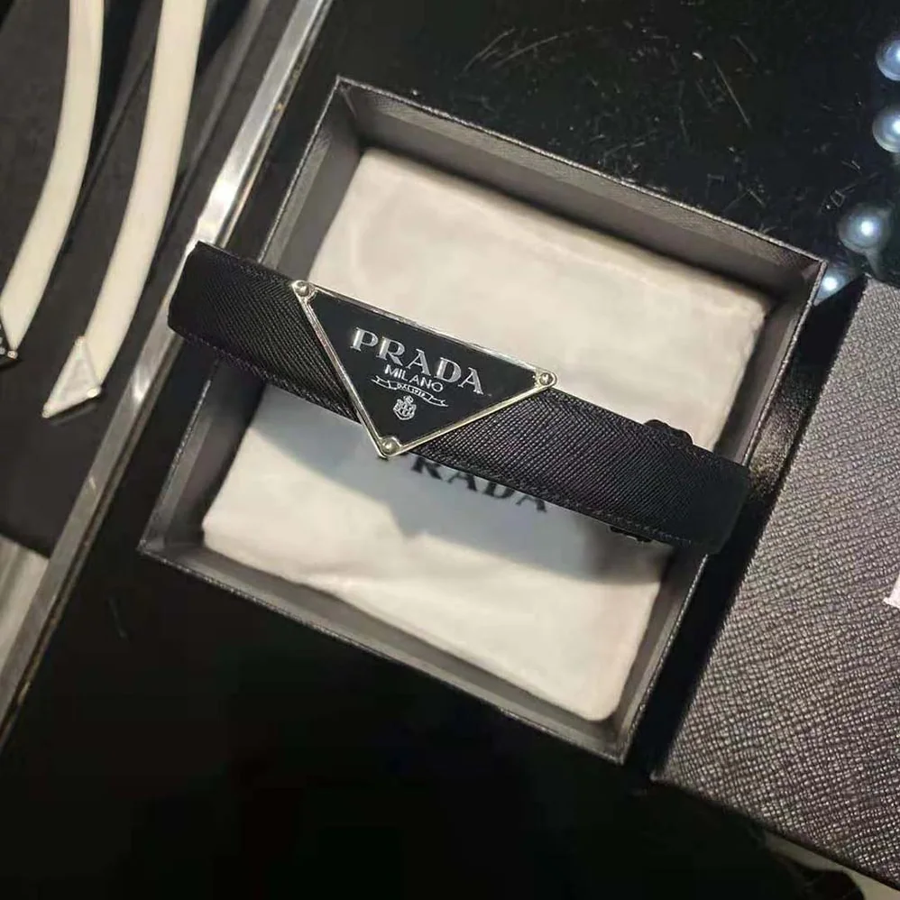 Prada Saffiano Leather Belt for Women Prada Saffiano Leather Belt for Women