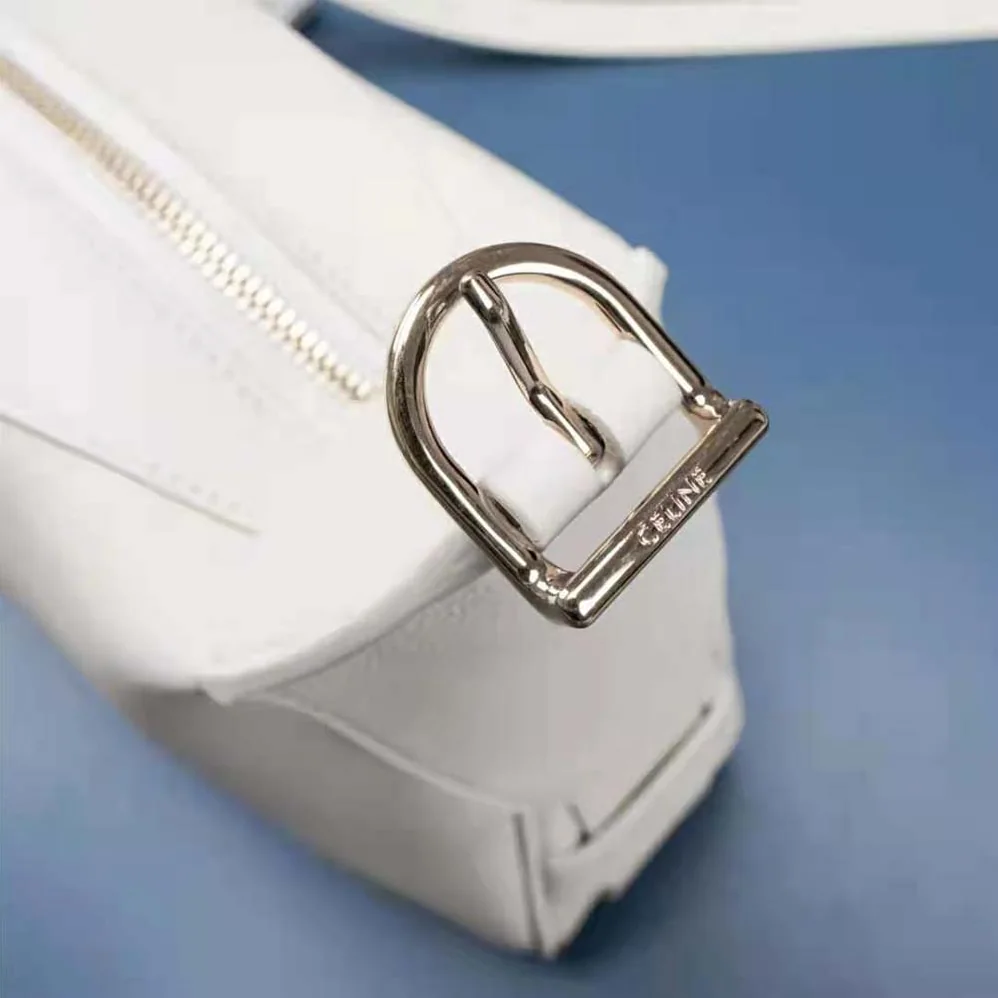 Celine Medium Romy in Supple Calfskin for Women in White
