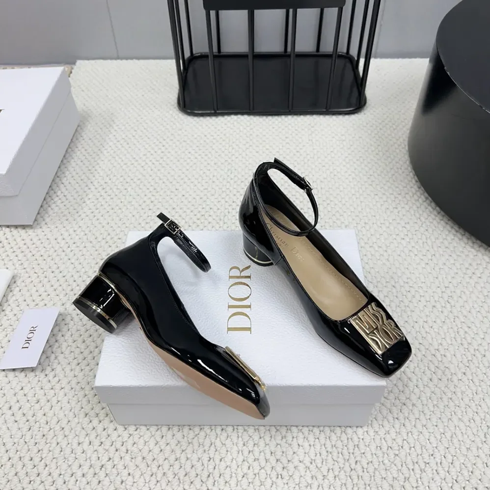 Dior Miss Dior Pump Black Patent Calfskin for Women Dior Miss Dior Pump Black Patent Calfskin for Women