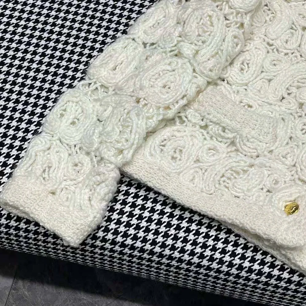 Celine Cardigan Jacket in Cornelly Wool for Women