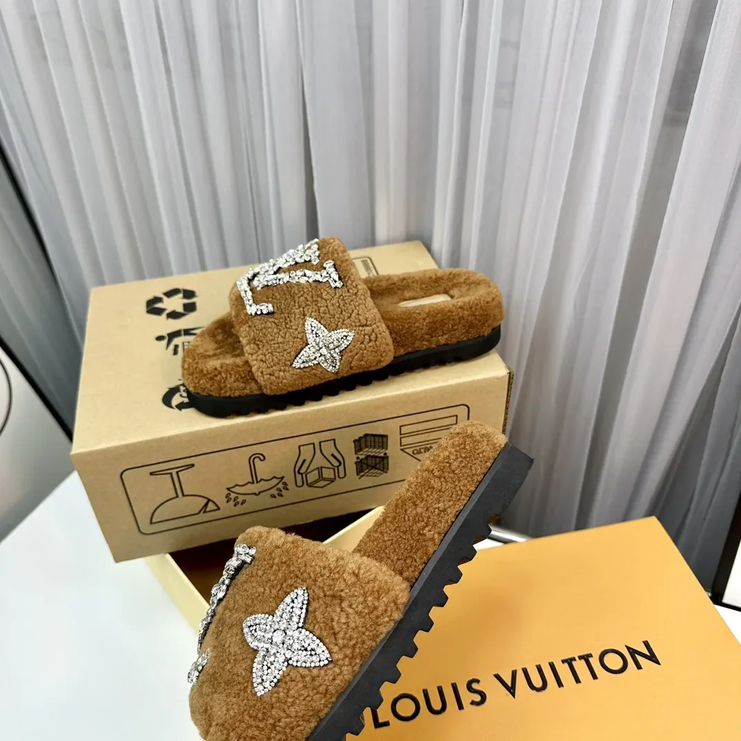 Louis Vuitton Paseo Flat Comfort Mule Brown