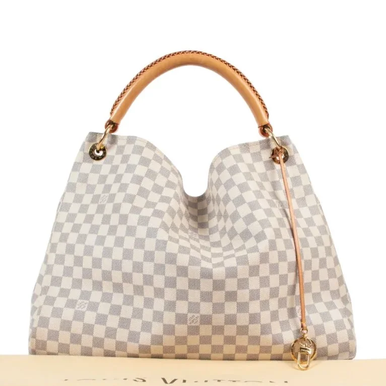 Louis Vuitton Artsy GM Damier Azur in Gold Hardware Louis Vuitton Artsy GM Damier Azur in Gold Hardware