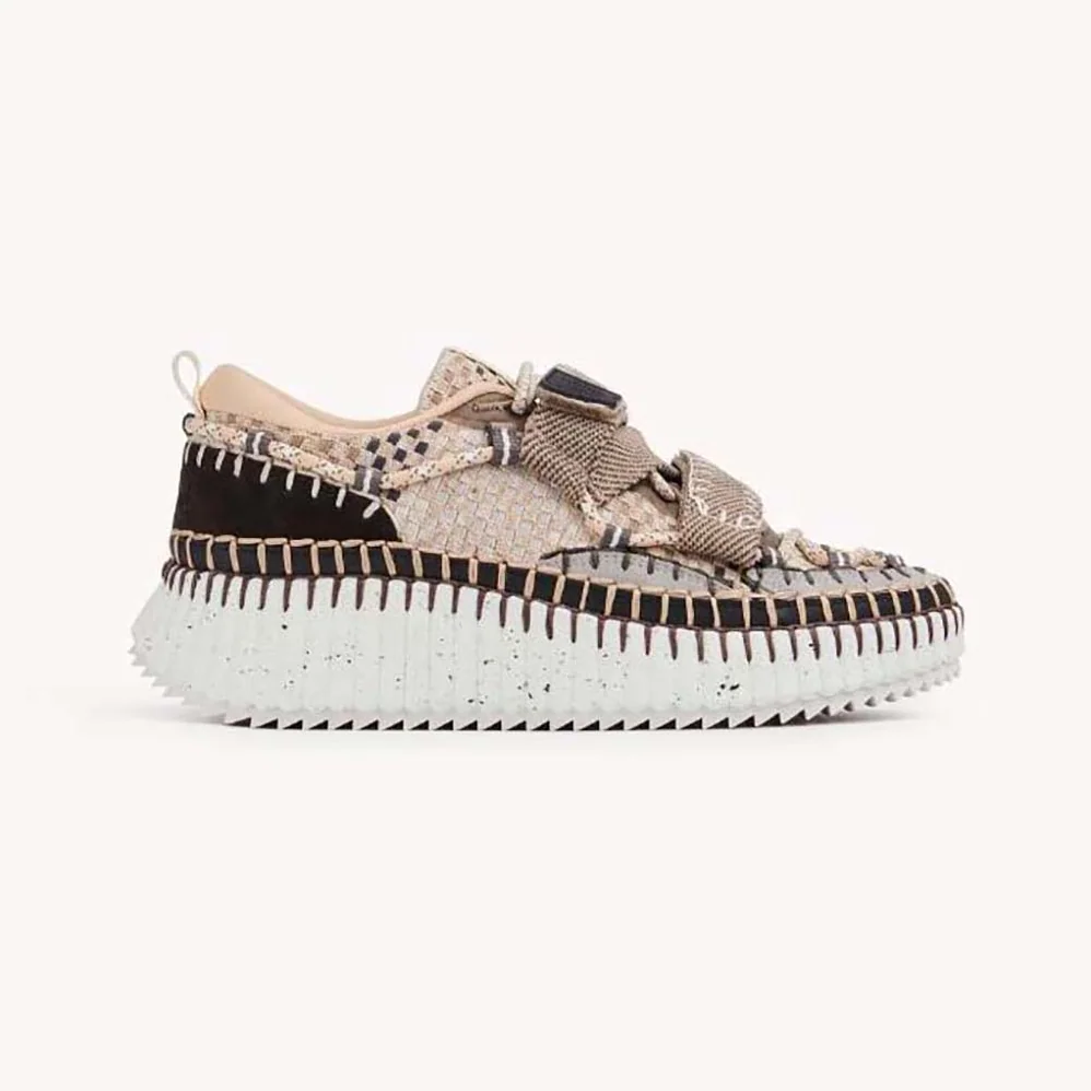 Chloe Nama Slip-on Sneaker for Women in Brown Chloe Nama Slip-on Sneaker for Women in Brown