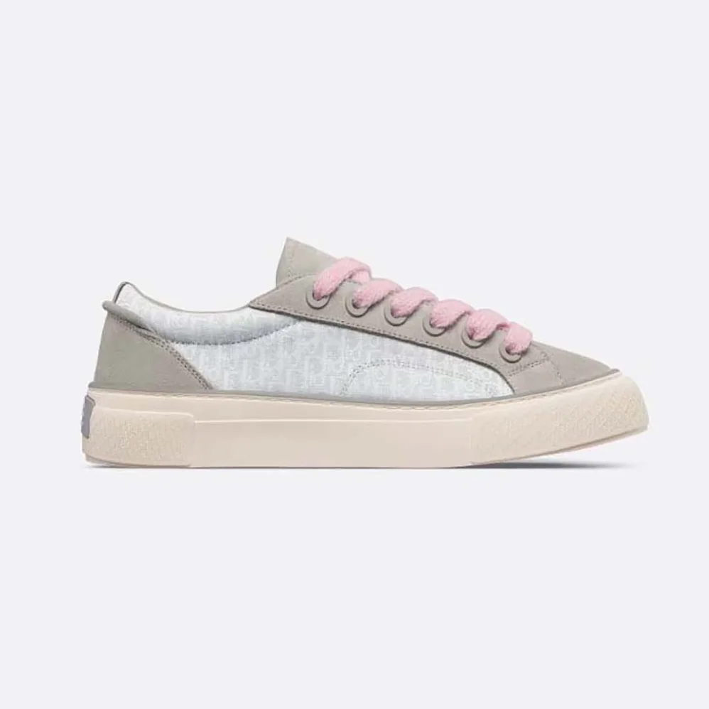 Dior B33 Sneaker Gray and White Dior Oblique Jacquard and Gray Suede for Men Dior B33 Sneaker Gray and White Dior Oblique Jacquard and Gray Suede for Men