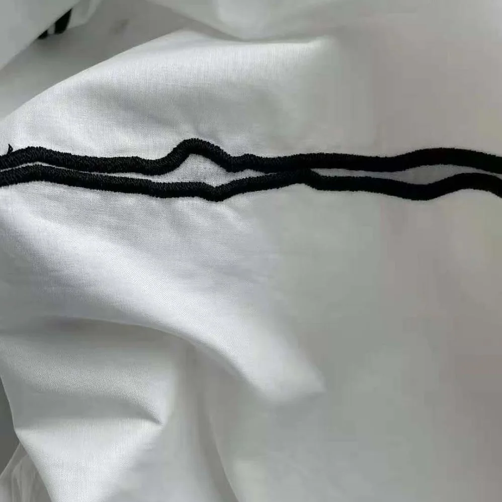 Prada Embroidered Poplin Shirt for Women Prada Embroidered Poplin Shirt for Women