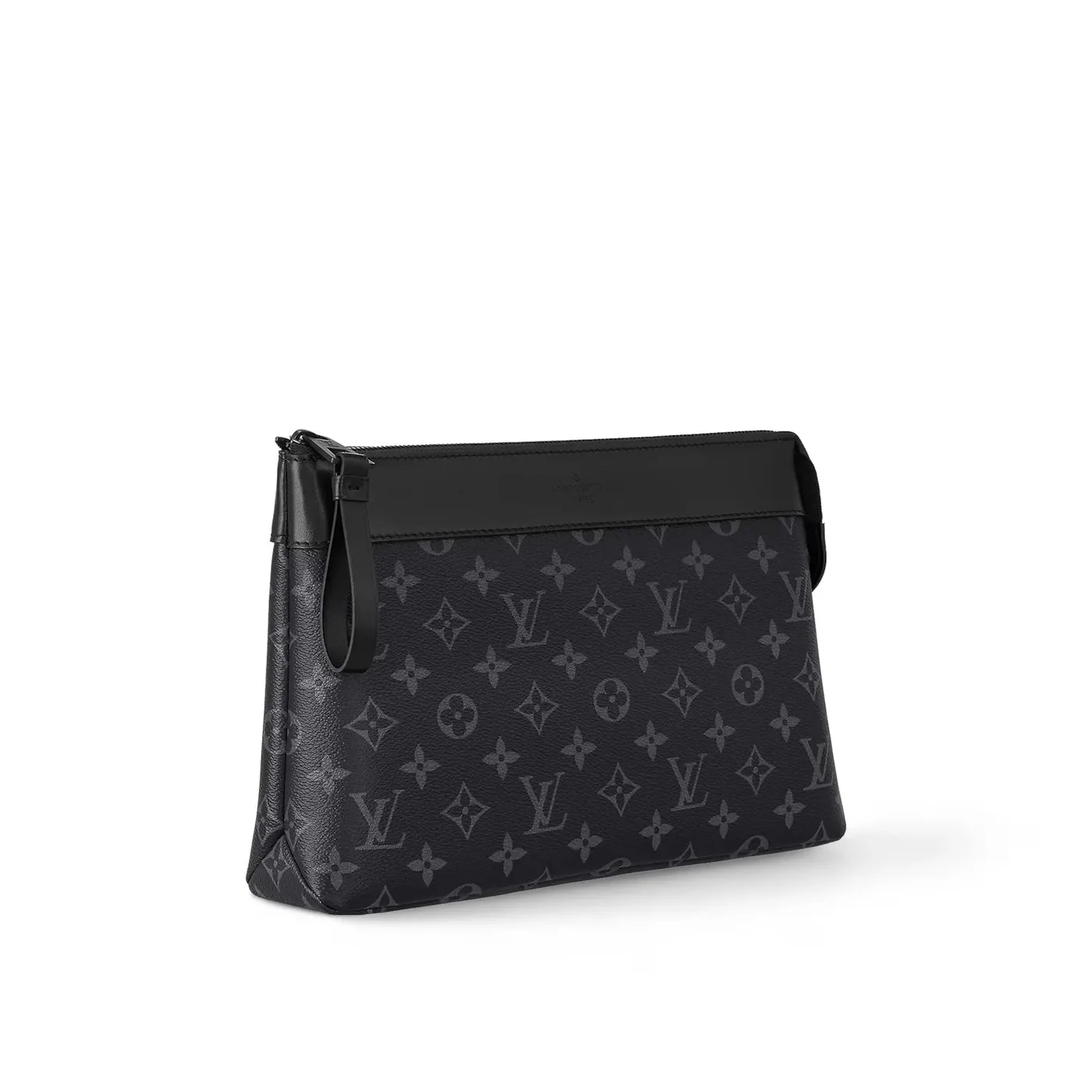 Louis Vuitton Pochette Voyage Souple Pouch / Black Monogram Eclipse Balck Hardware Louis Vuitton Pochette Voyage Souple Pouch / Black Monogram Eclipse Balck Hardware
