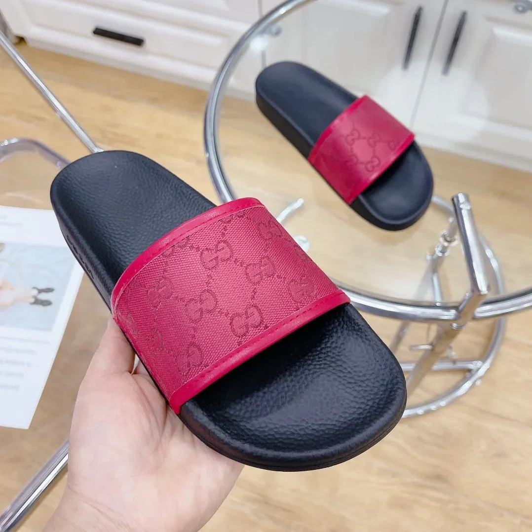 Gucci GG Slide Sandal Red for Women Gucci GG Slide Sandal Red for Women