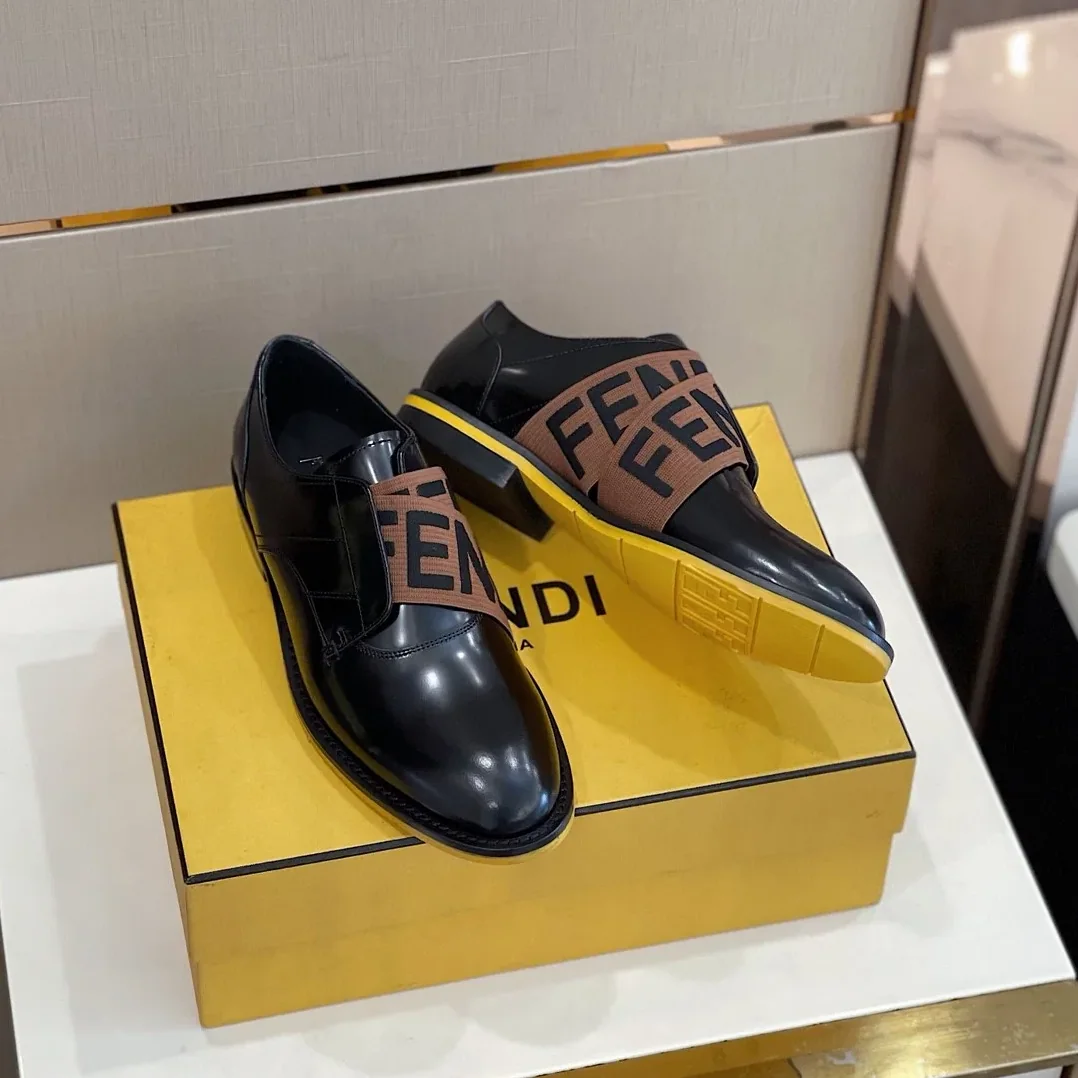 Fendi Force Black in Brown Shoes Fendi Force Black in Brown Shoes