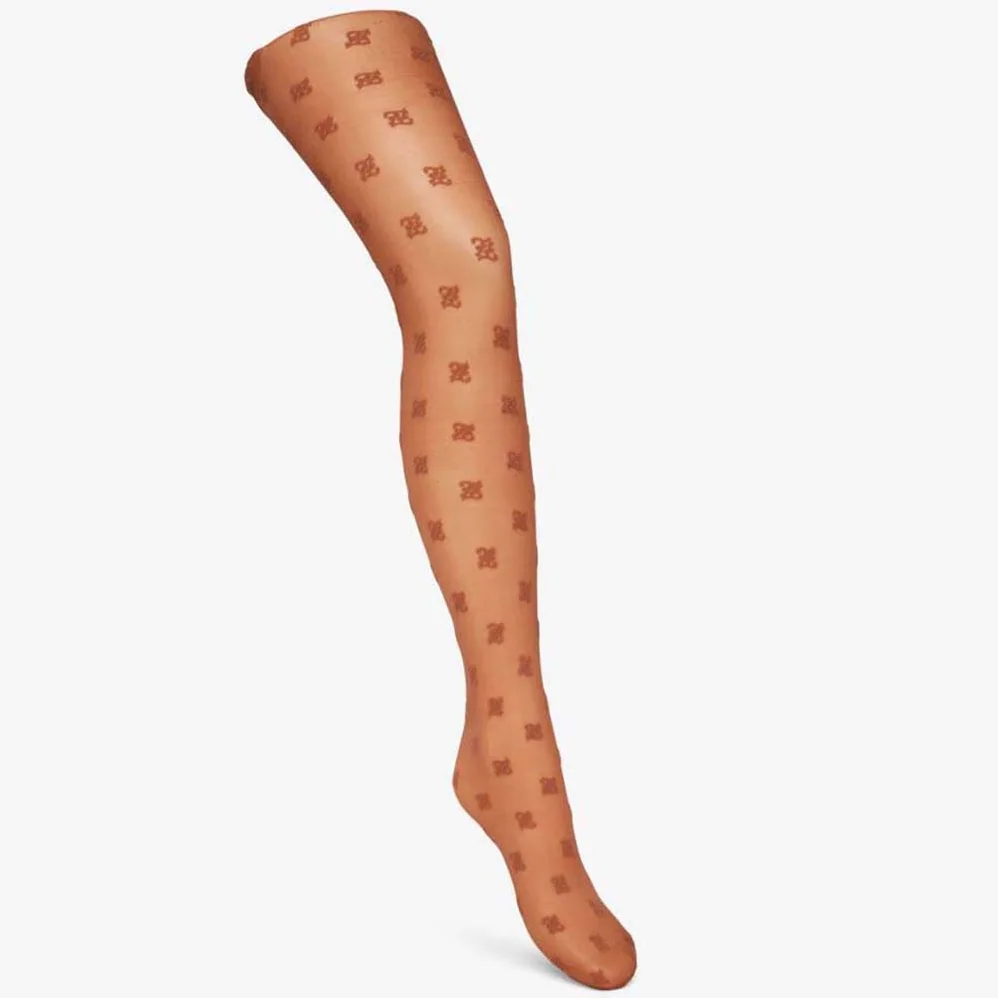 Fendi Tights Beige Nylon Pantyhose for Women