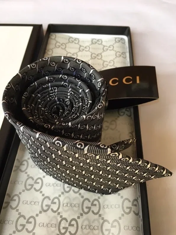 Gucci G Silk Jacquard Tie Dark Grey GG for Men Gucci G Silk Jacquard Tie Dark Grey GG for Men
