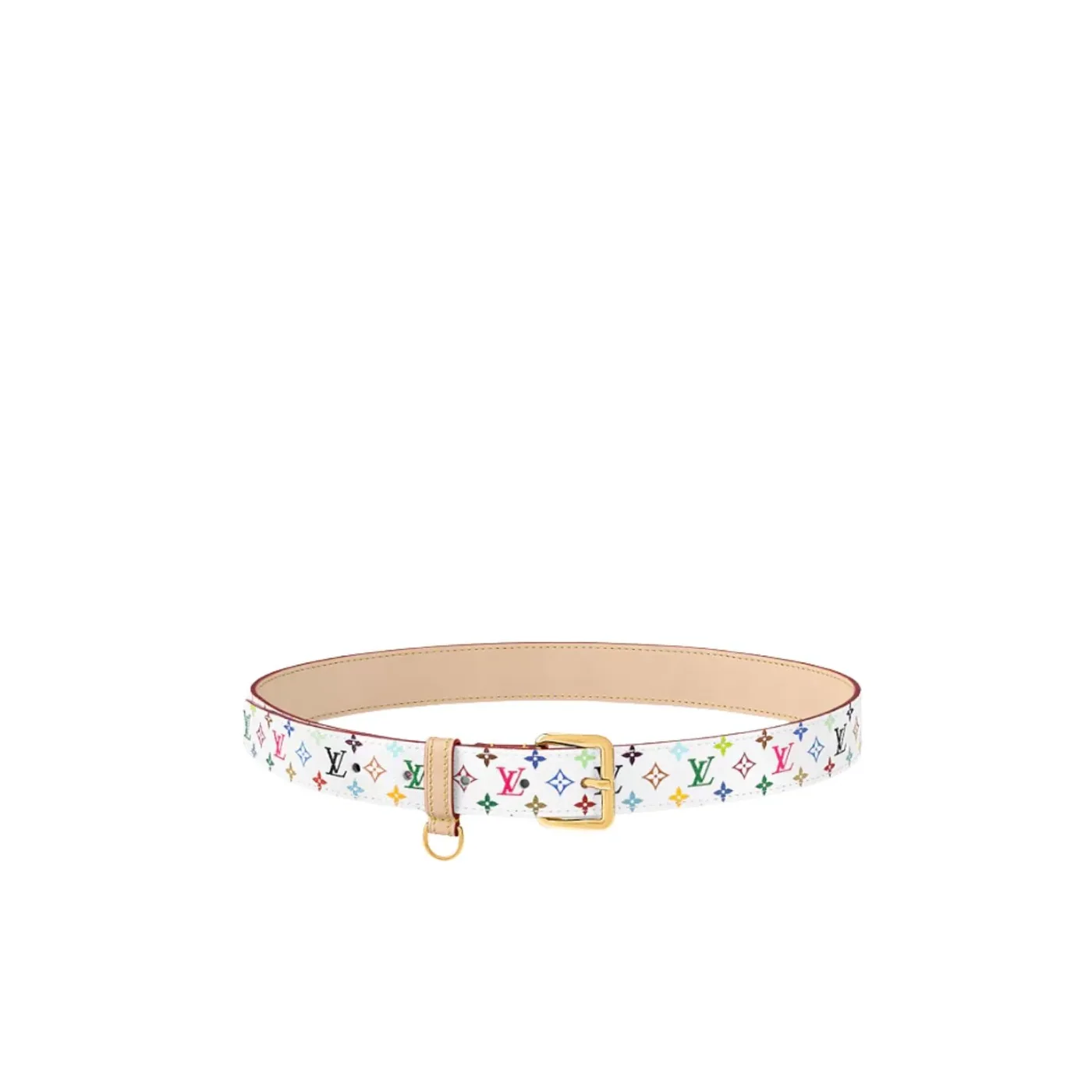 Louis Vuitton LV x TM LV D in Ring Belt Blanc Louis Vuitton LV x TM LV D in Ring Belt Blanc