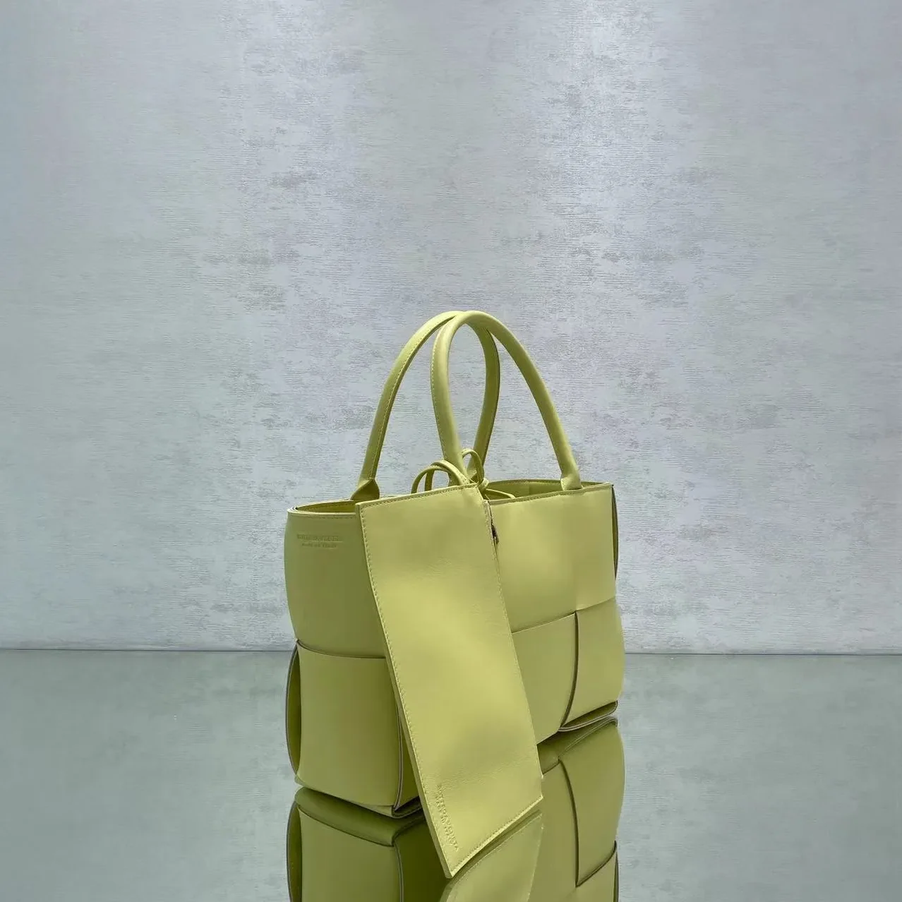 Bottega Veneta Small Arco Tote Bag Yellow Bottega Veneta Small Arco Tote Bag Yellow