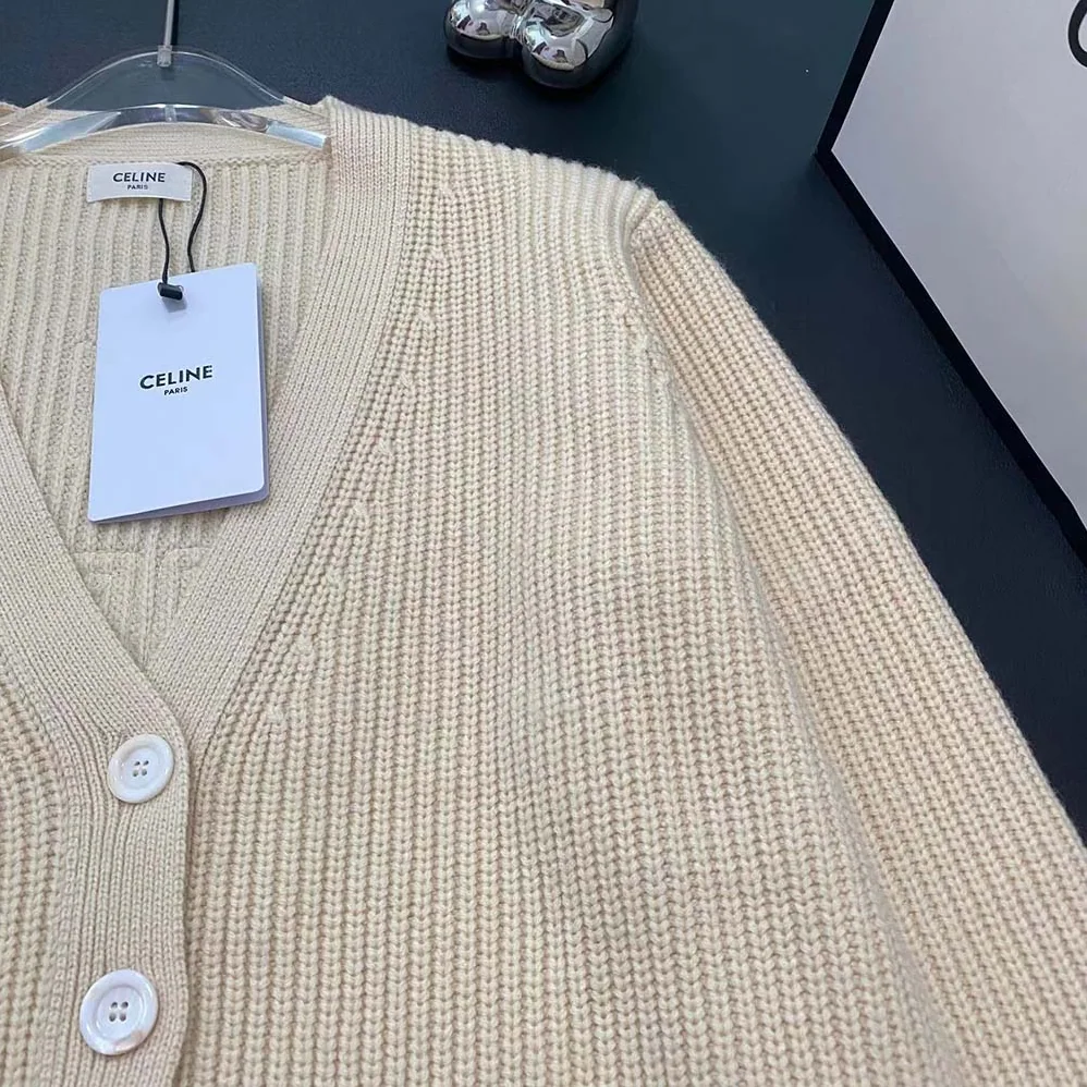 Celine Long Cardigan in Silk and Mohair for Women Celine Long Cardigan in Silk and Mohair for Women