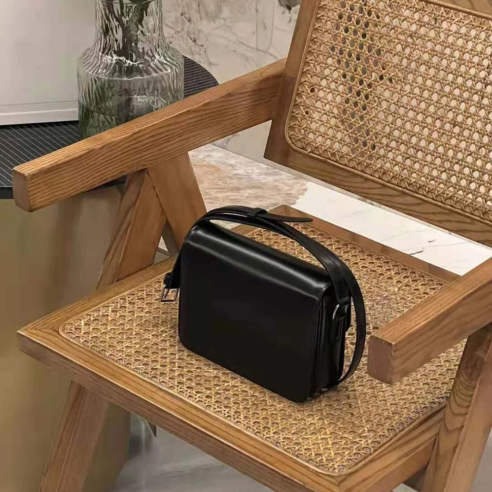 Celine Teen Triomphe Bag in Shiny Calfskin for Women Celine Teen Triomphe Bag in Shiny Calfskin for Women