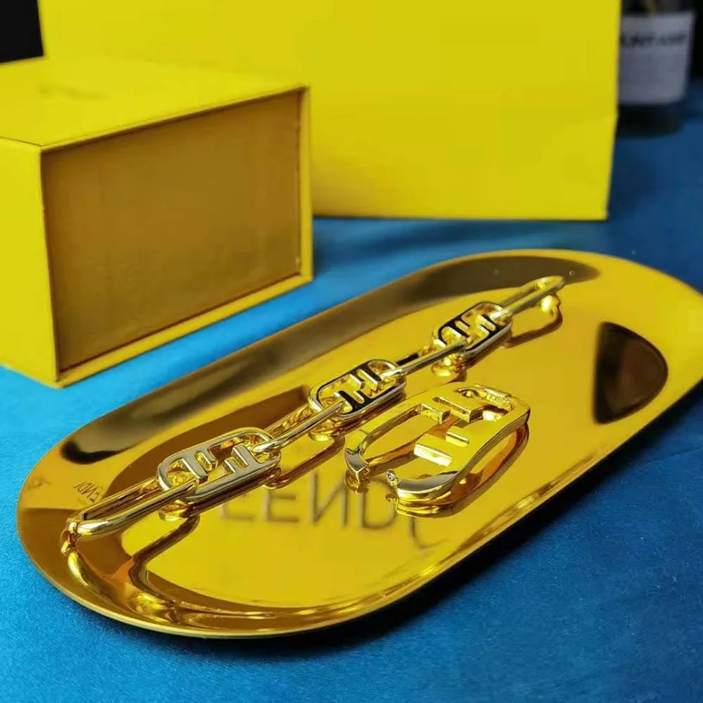 Fendi Olock Bracelet Gold for Women in Colored Fendi Olock Bracelet Gold for Women in Colored