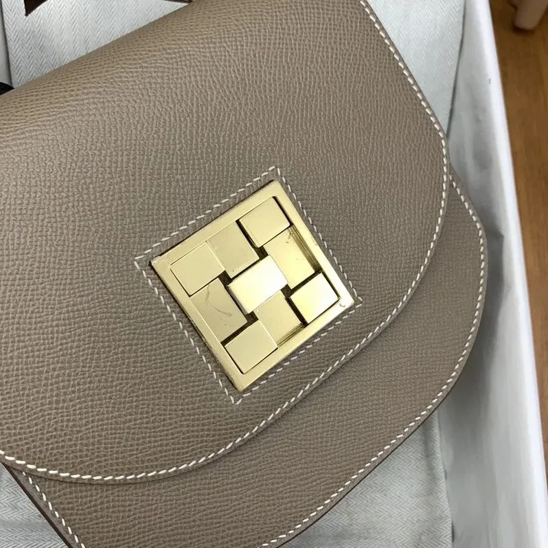 Hermes Mosaique 17 Grey, Gold Toned Hardware Bag Hermes Mosaique 17 Grey, Gold Toned Hardware Bag
