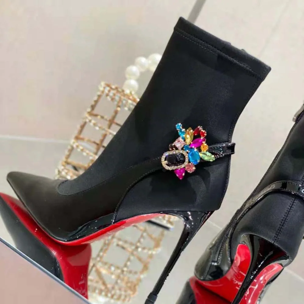 Christian Louboutin Jessie Booty Joli 100 mm Heel Height for Women in Black
