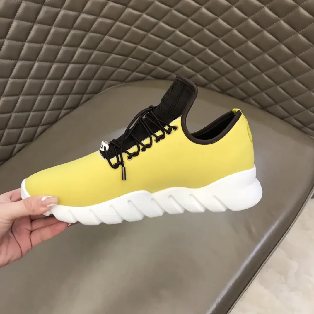 Fendi FD Faster Trainers Yellow Fendi FD Faster Trainers Yellow
